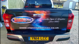 Sign Style Truck Wrap
