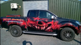 Sign Style Truck Wrap